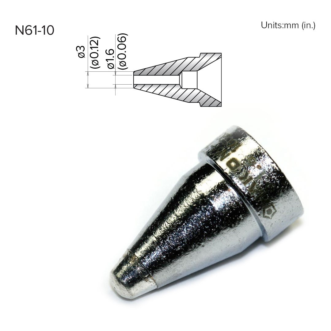 HAKKO NOZZLE,1.6mm,FR-301,FR-4101/4102